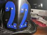 Flat Black 100% brass acorns fire helmet for shield post